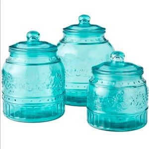 Pioneer woman glass canisters